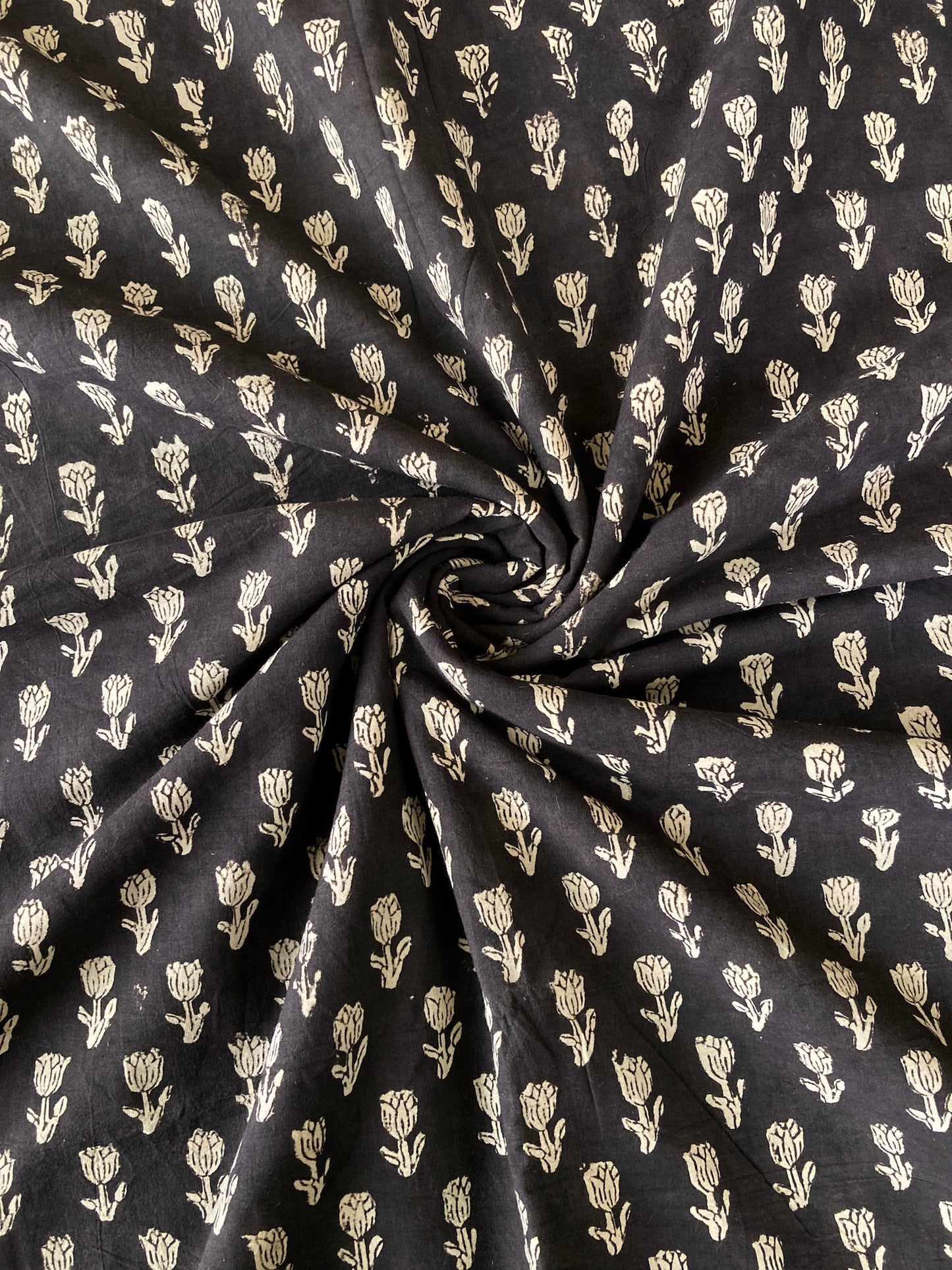 Hand Block Printed Fabric Bagru Fabric #185-5