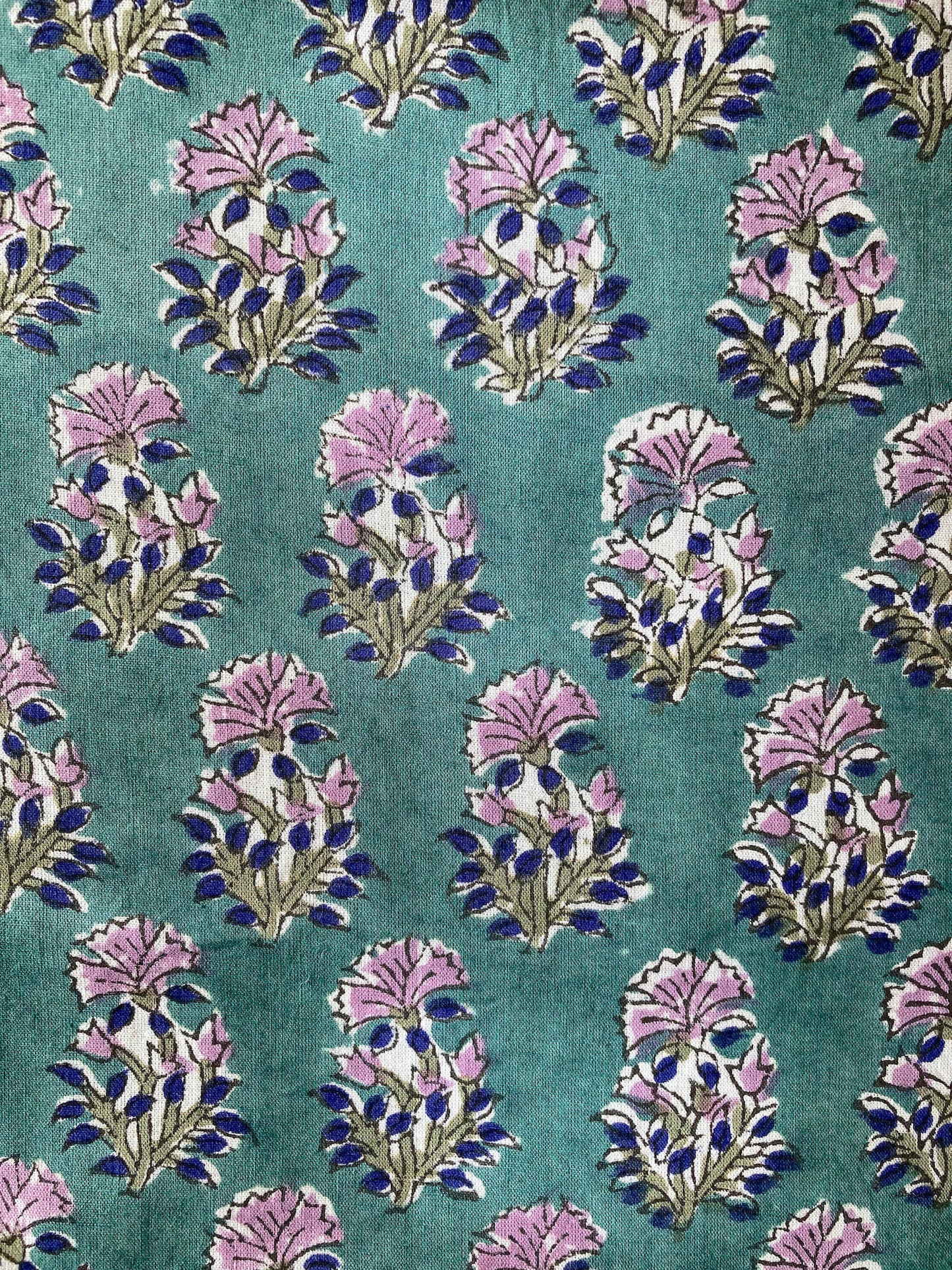 Hand Block Printed Cotton Fabric #185-6