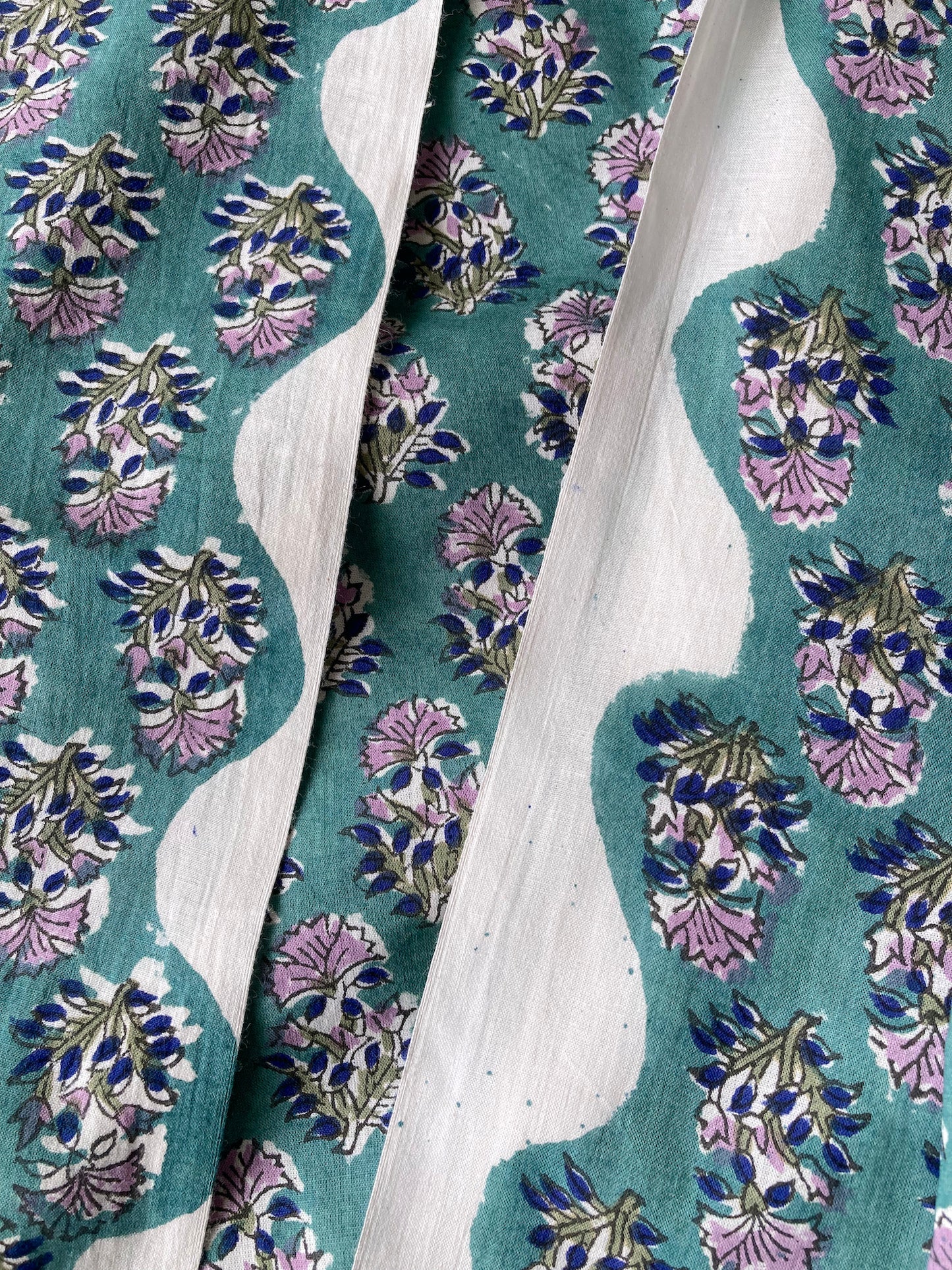 Hand Block Printed Cotton Fabric #185-6