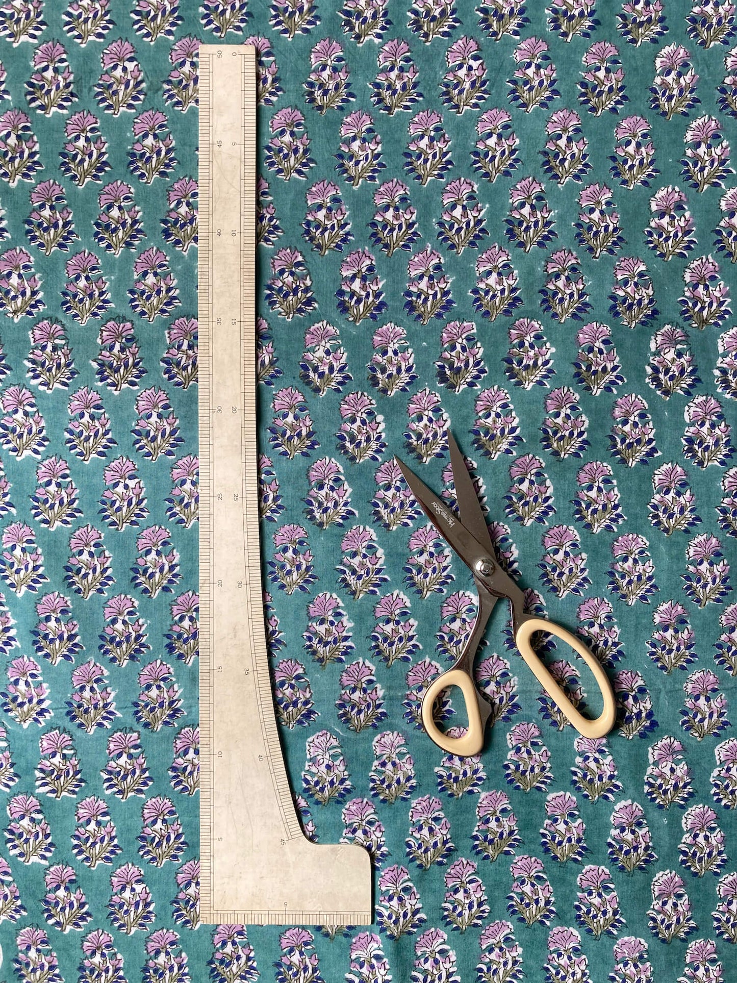 Hand Block Printed Cotton Fabric #185-6