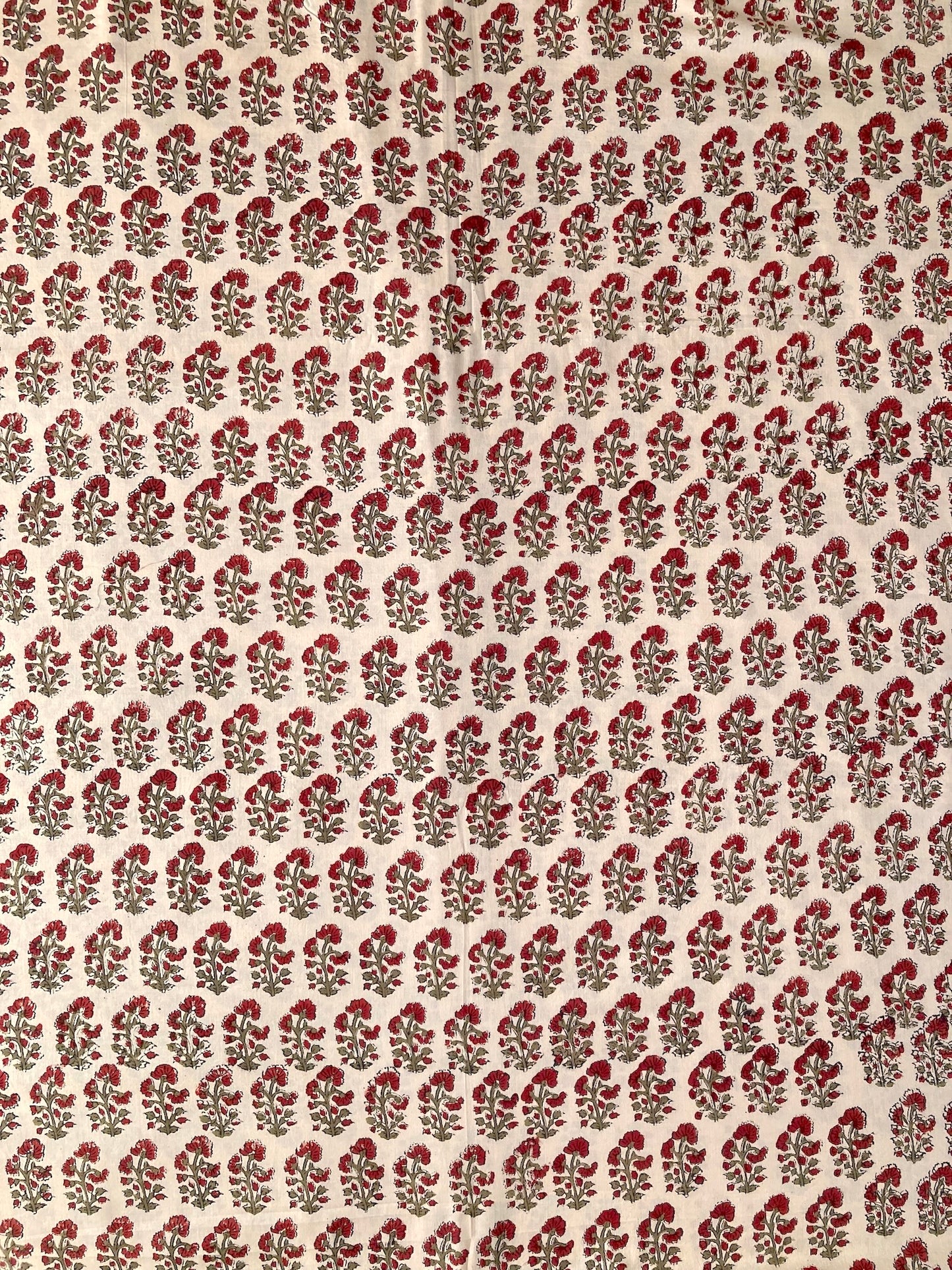 ハンドブロックプリント バグルー コットンプリント生地  #287-18