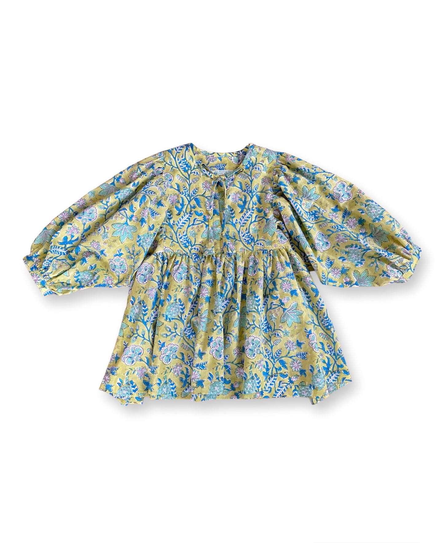 【custom order】Hand Block Print Boho Blouse JESS