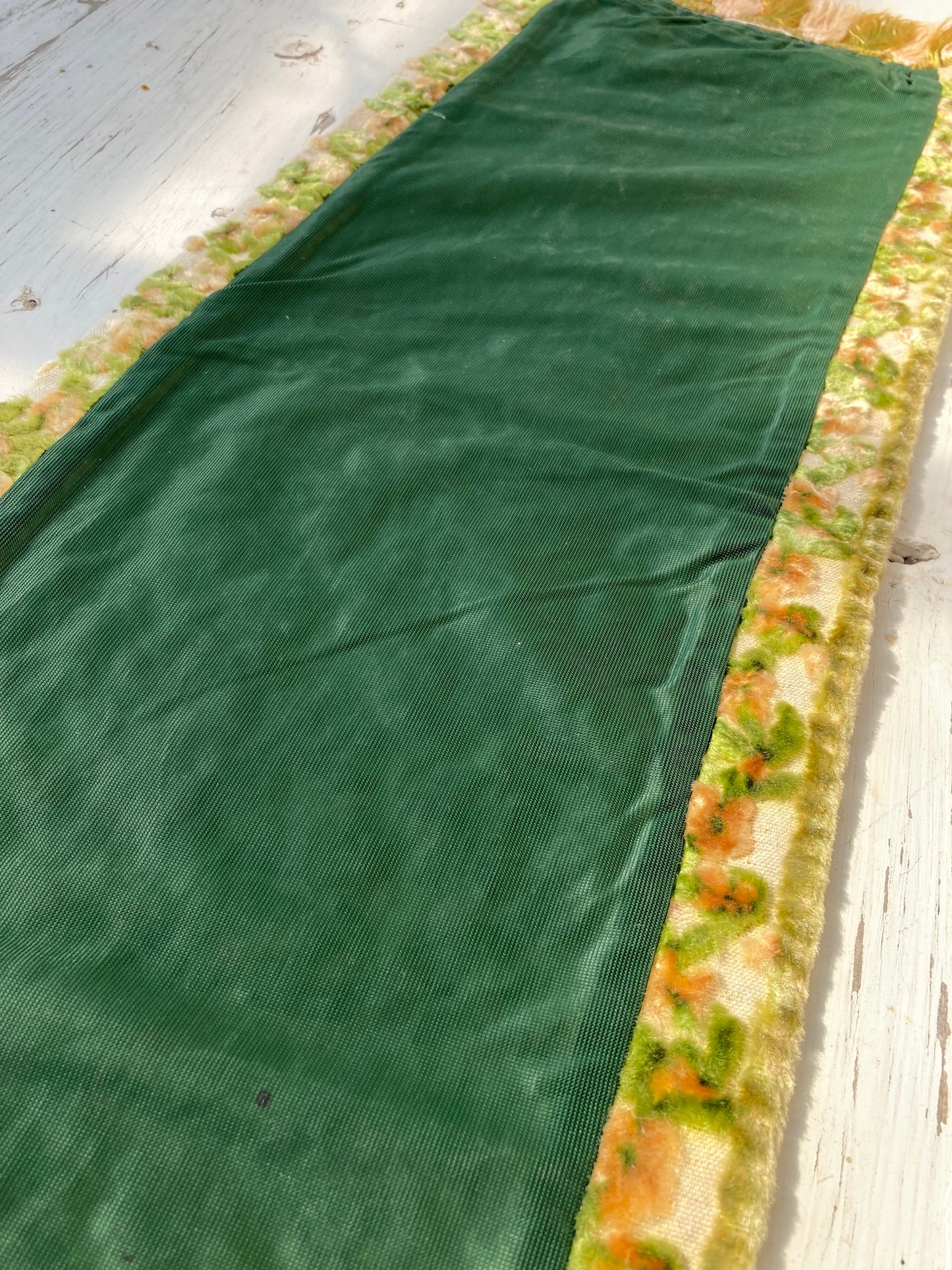 Vintage Velvet Floral Table Runner