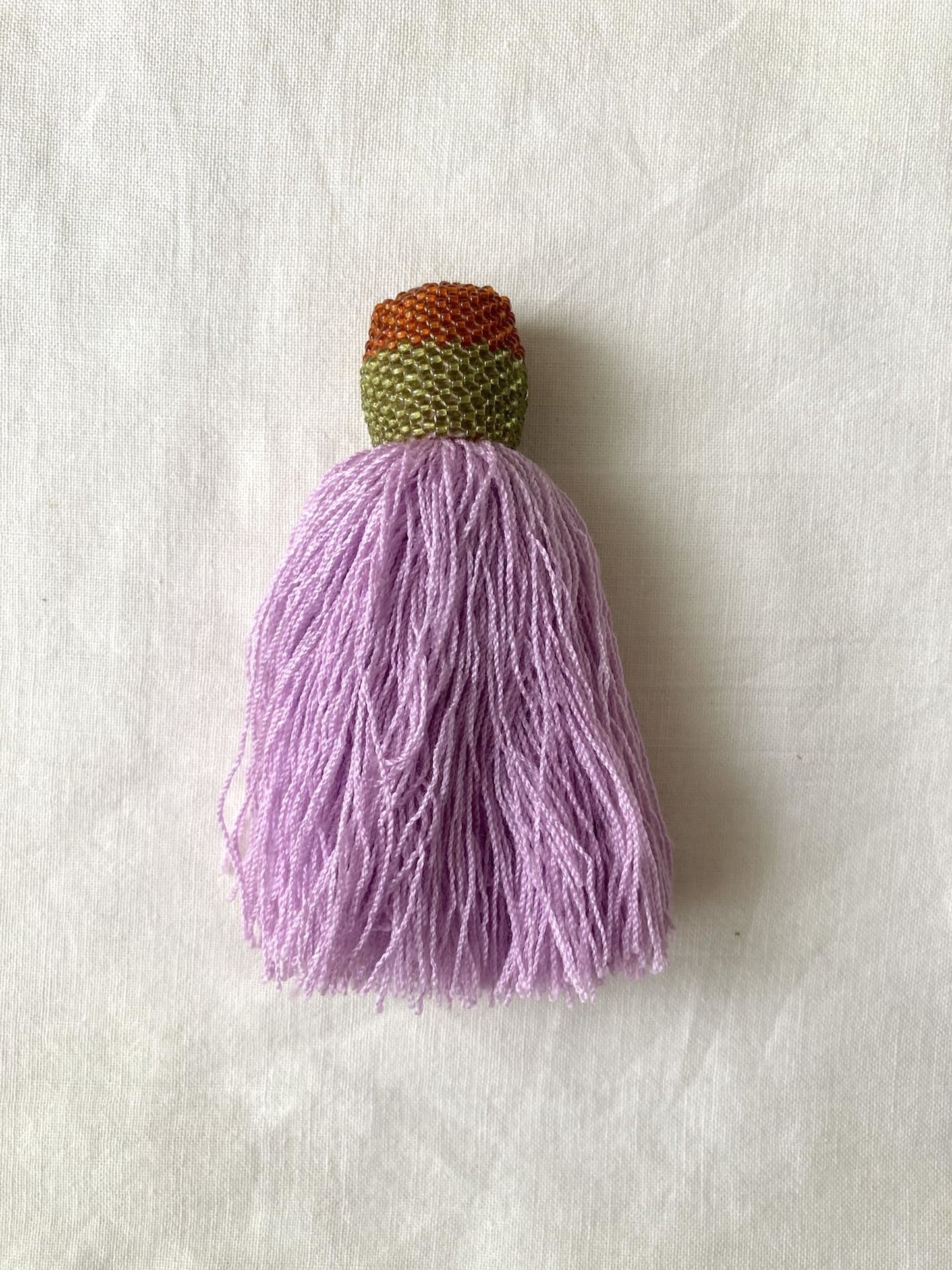 Afghan Tribal Beaded Tassel, Large Handmade Fringe Decoration