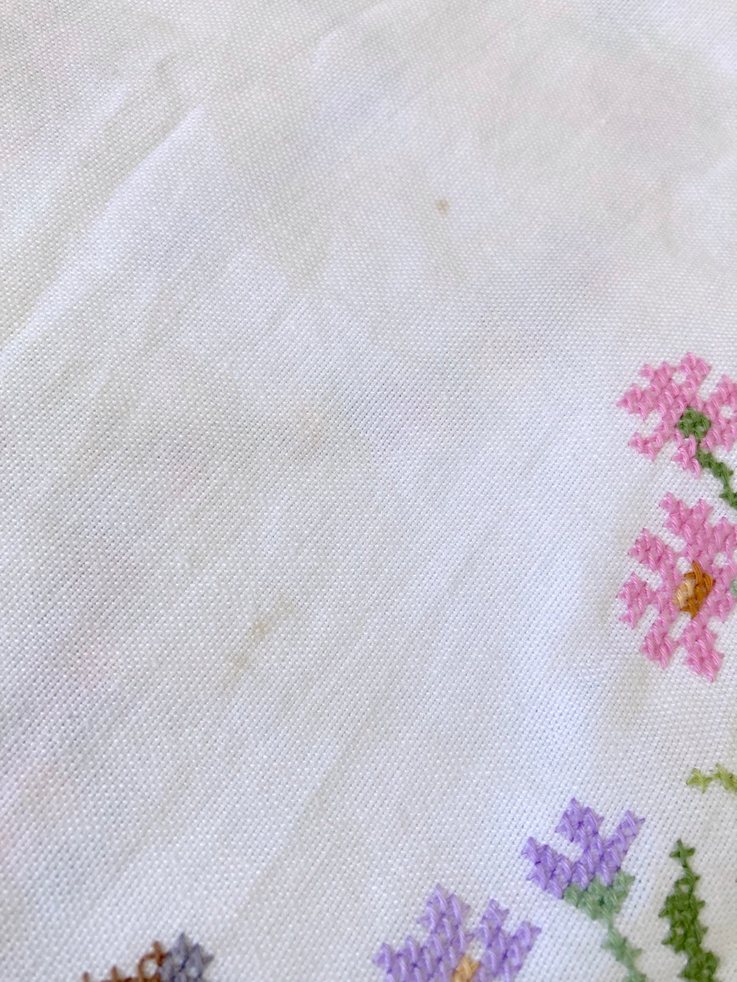 Upcycled Pants Made from Colorful Vintage Embroidered Cotton Fabric