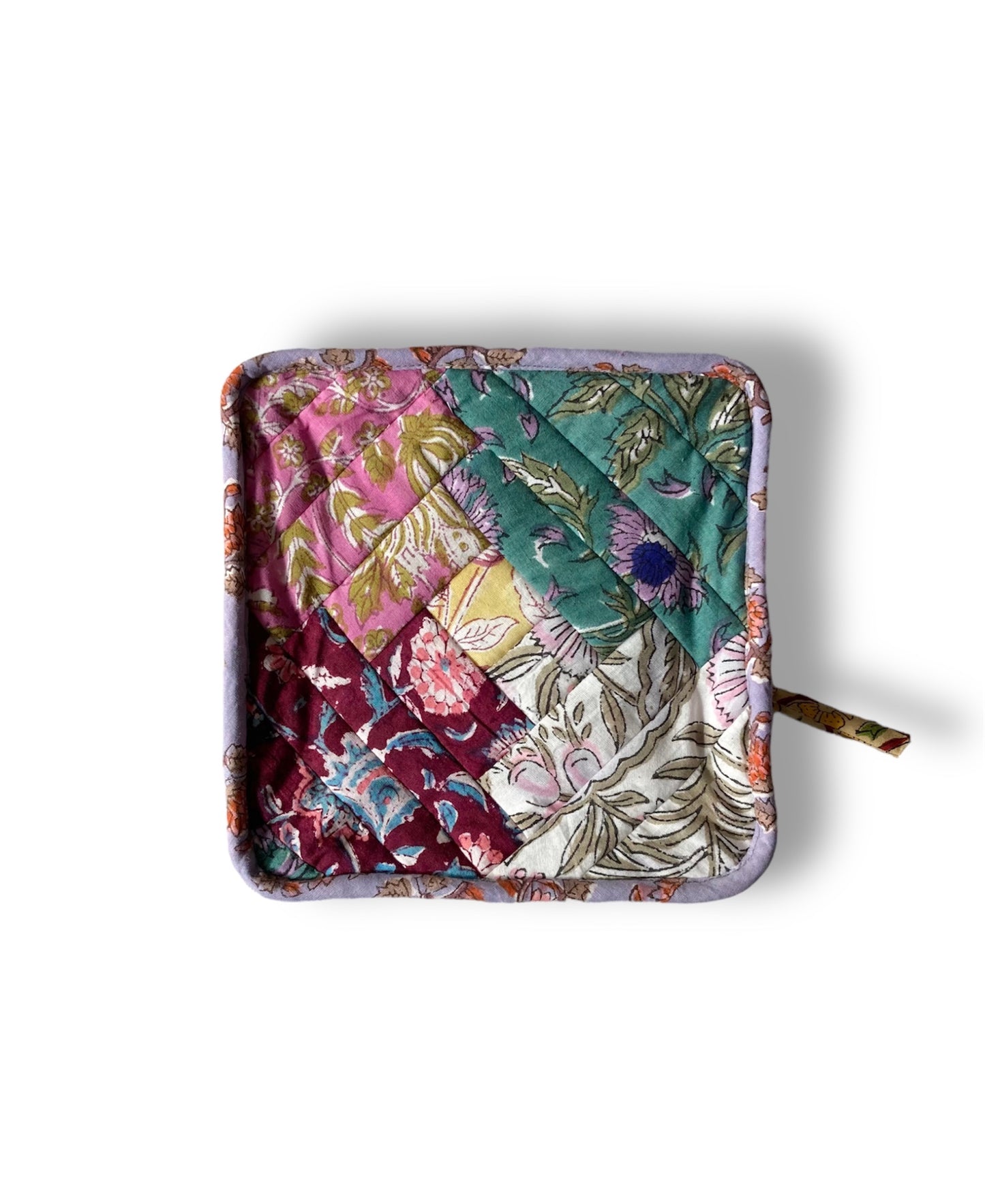 Hand Block Printed Fabric Patchwork 3size Pouch