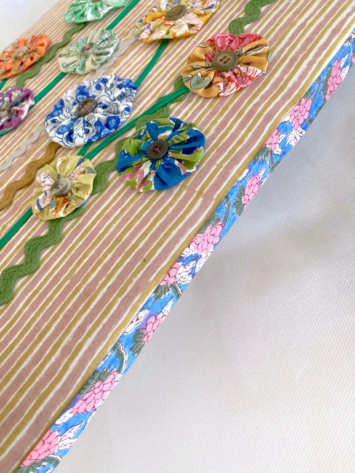 ブロックプリント生地 ハンドメイド アート ウォールハング #wall-deco