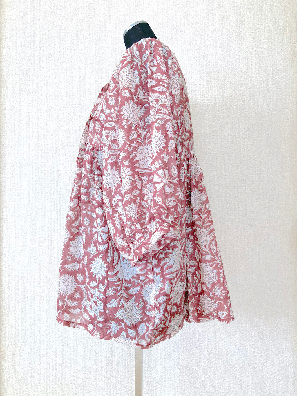 【custom order】Hand Block Print Boho Blouse JESS