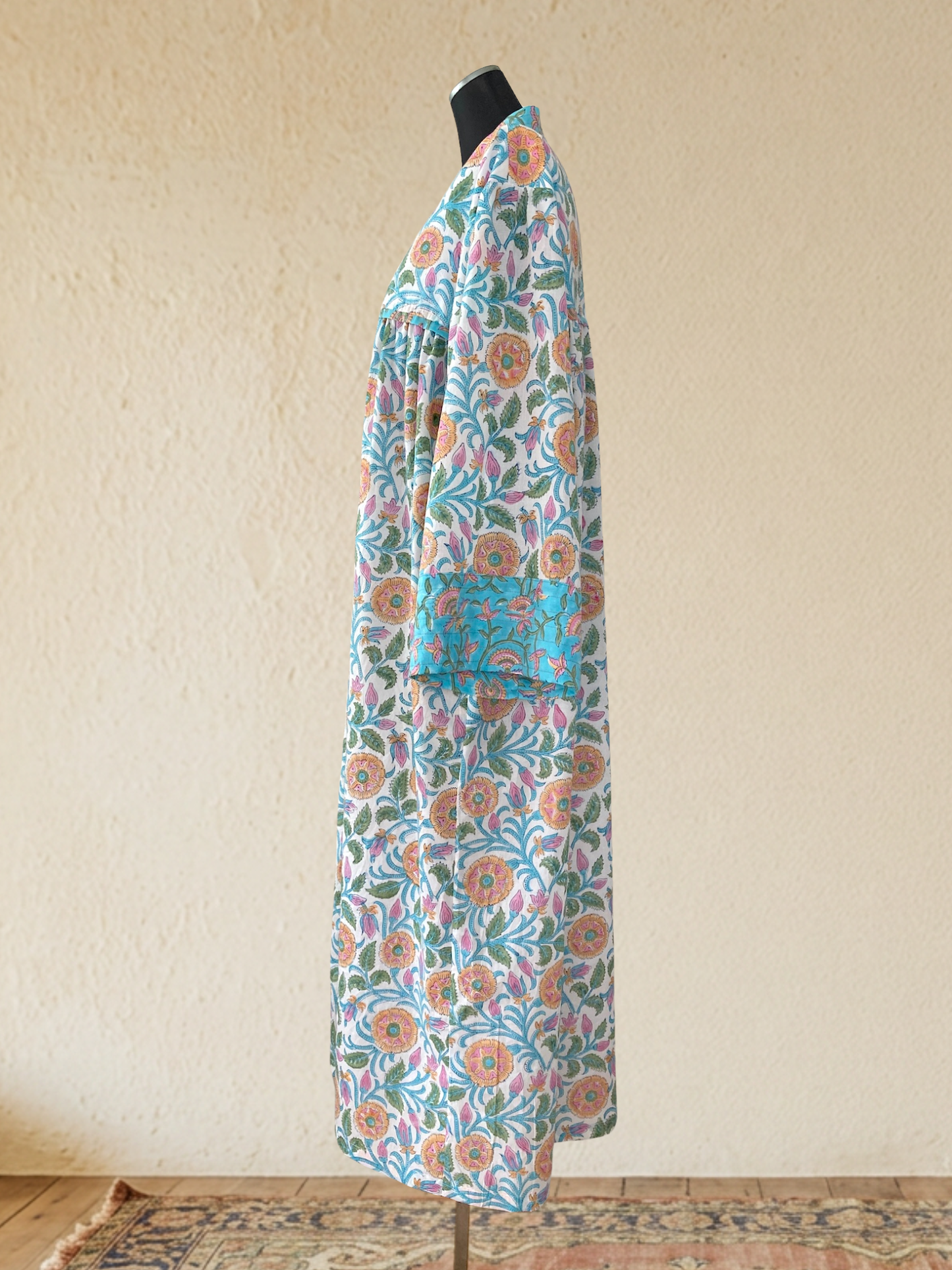 MOJORA VINTAGE kimono long gown, robe  #LUCY