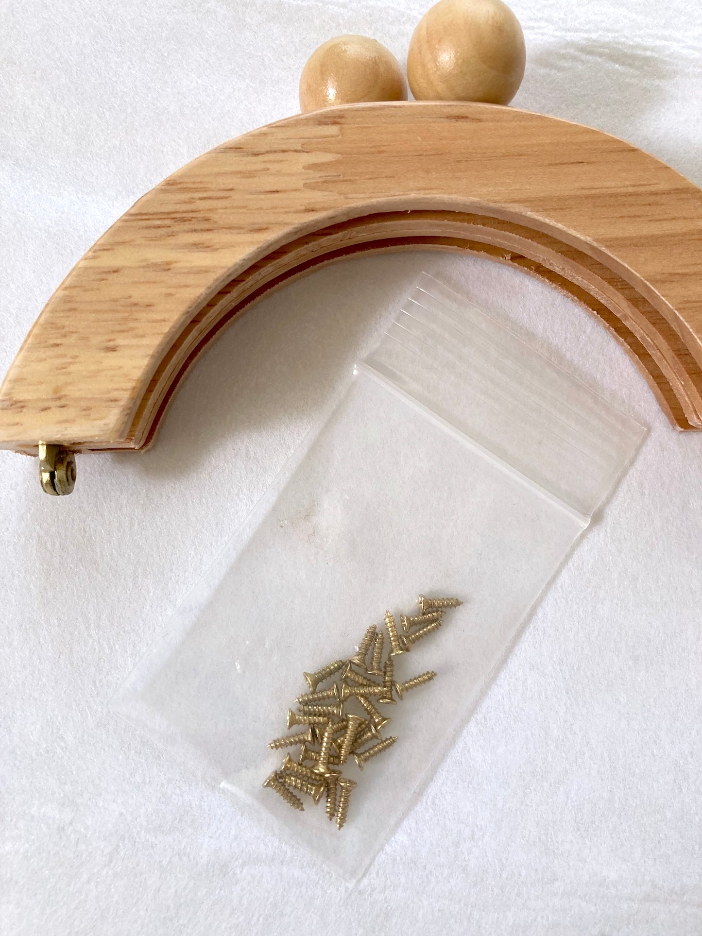 Wooden Purse Handle Frame – Craft Supply for mini Bags & Coin Pouches