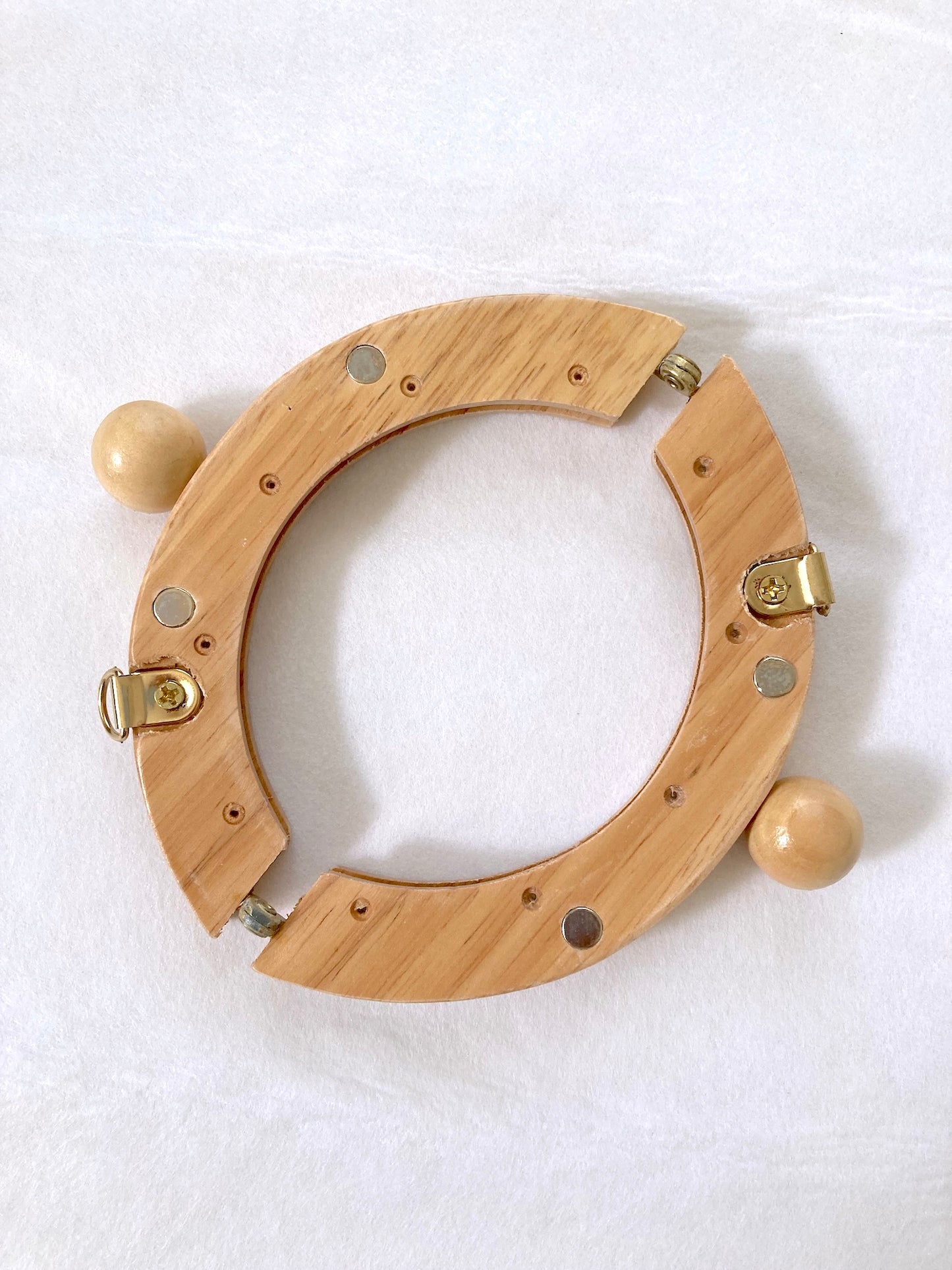 Wooden Purse Handle Frame – Craft Supply for mini Bags & Coin Pouches