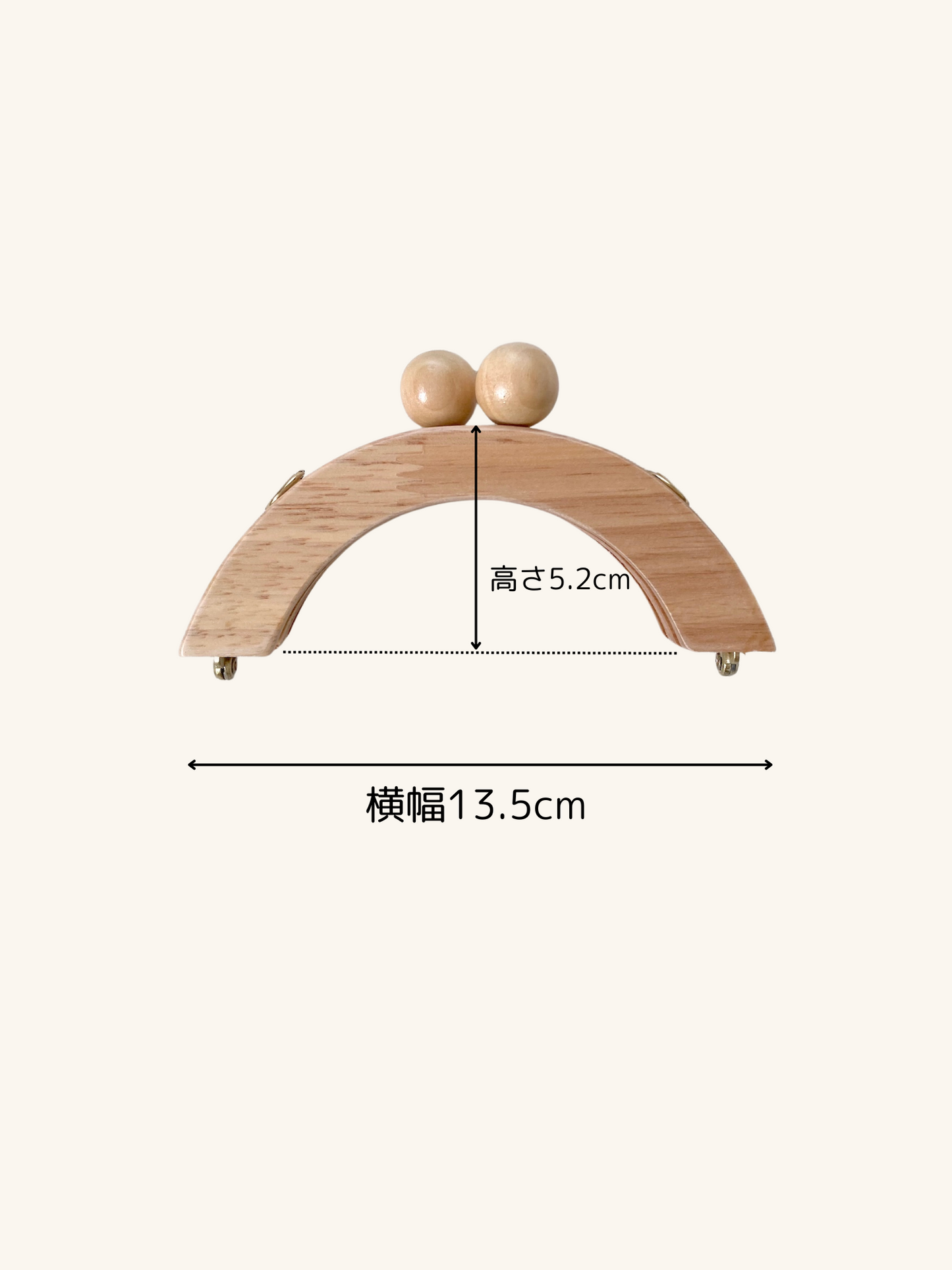 Wooden Purse Handle Frame – Craft Supply for mini Bags & Coin Pouches