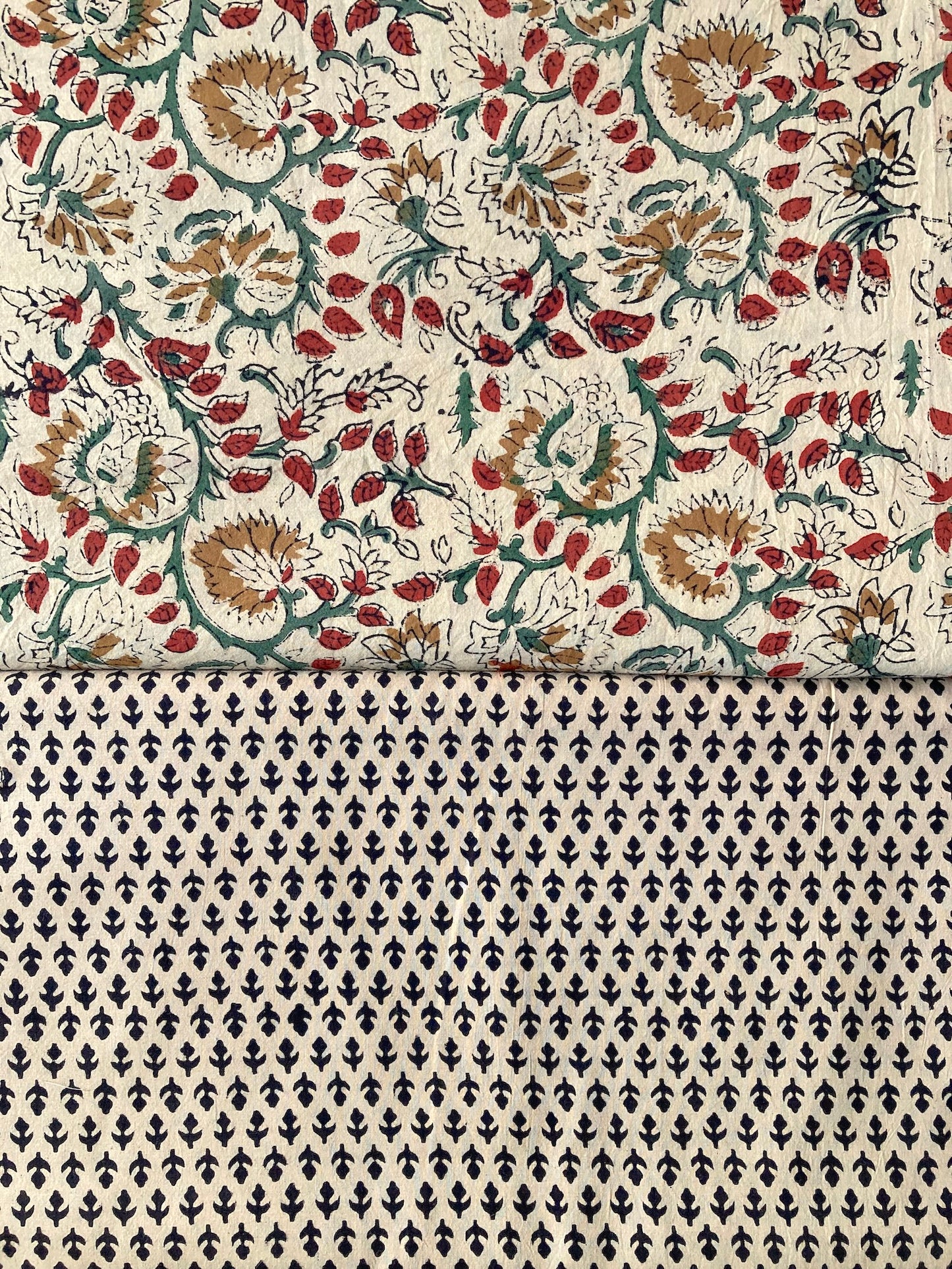 Hand Block Printed Fabric Bagru Fabric #289-9