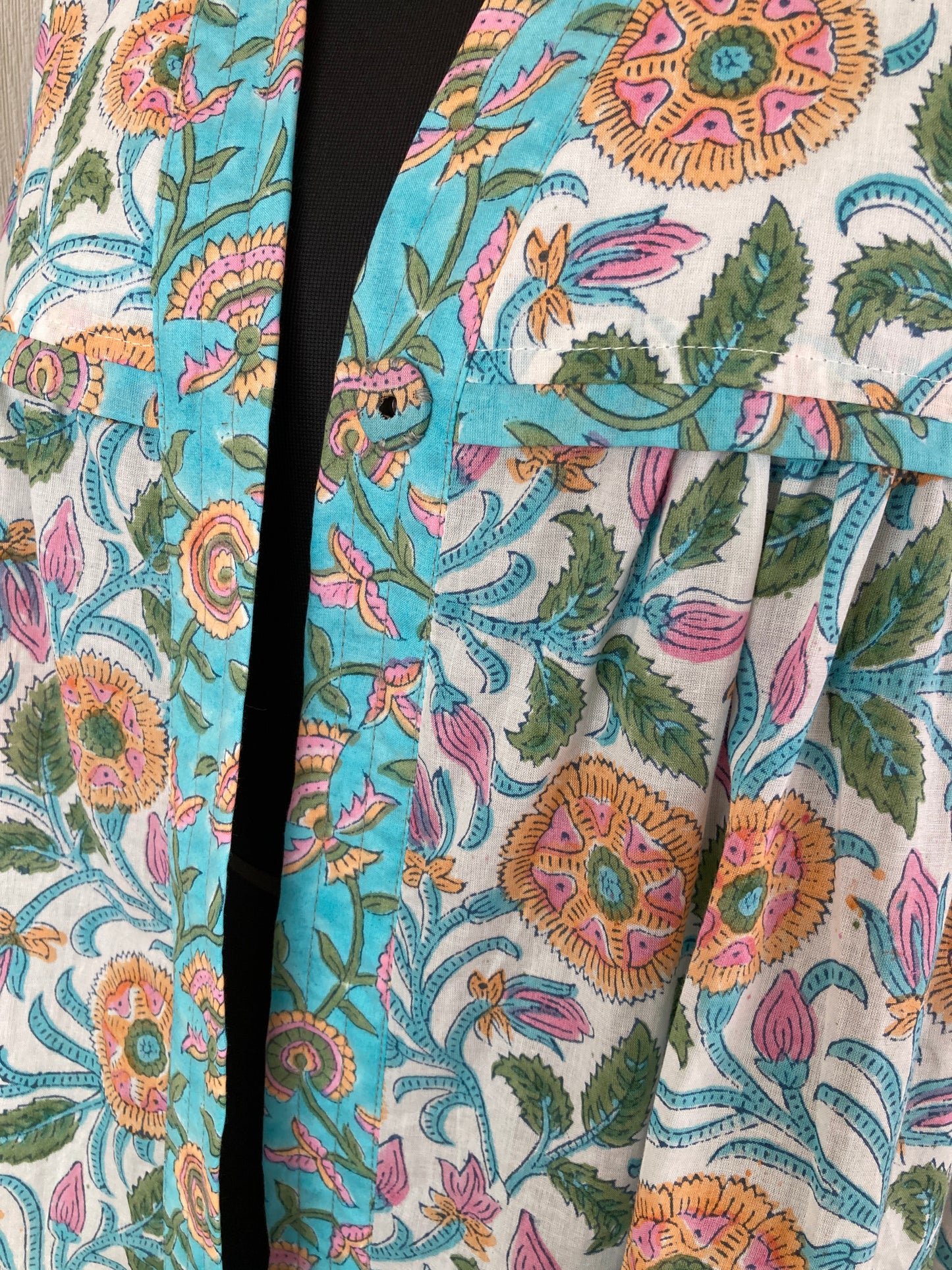 MOJORA VINTAGE kimono long gown, robe  #LUCY