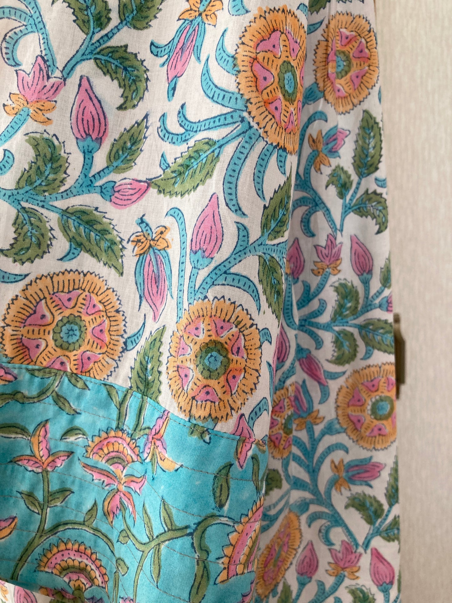 MOJORA VINTAGE kimono long gown, robe  #LUCY