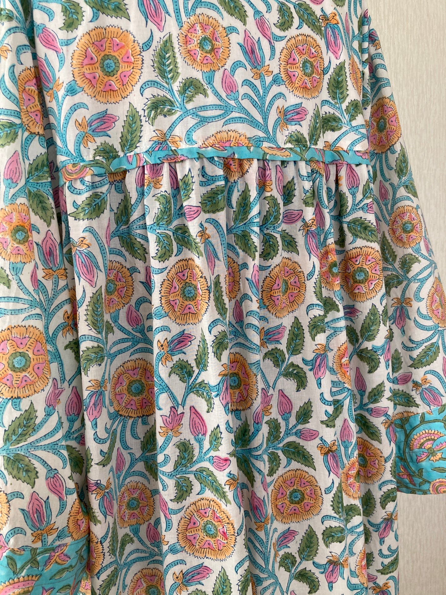 MOJORA VINTAGE kimono long gown, robe  #LUCY