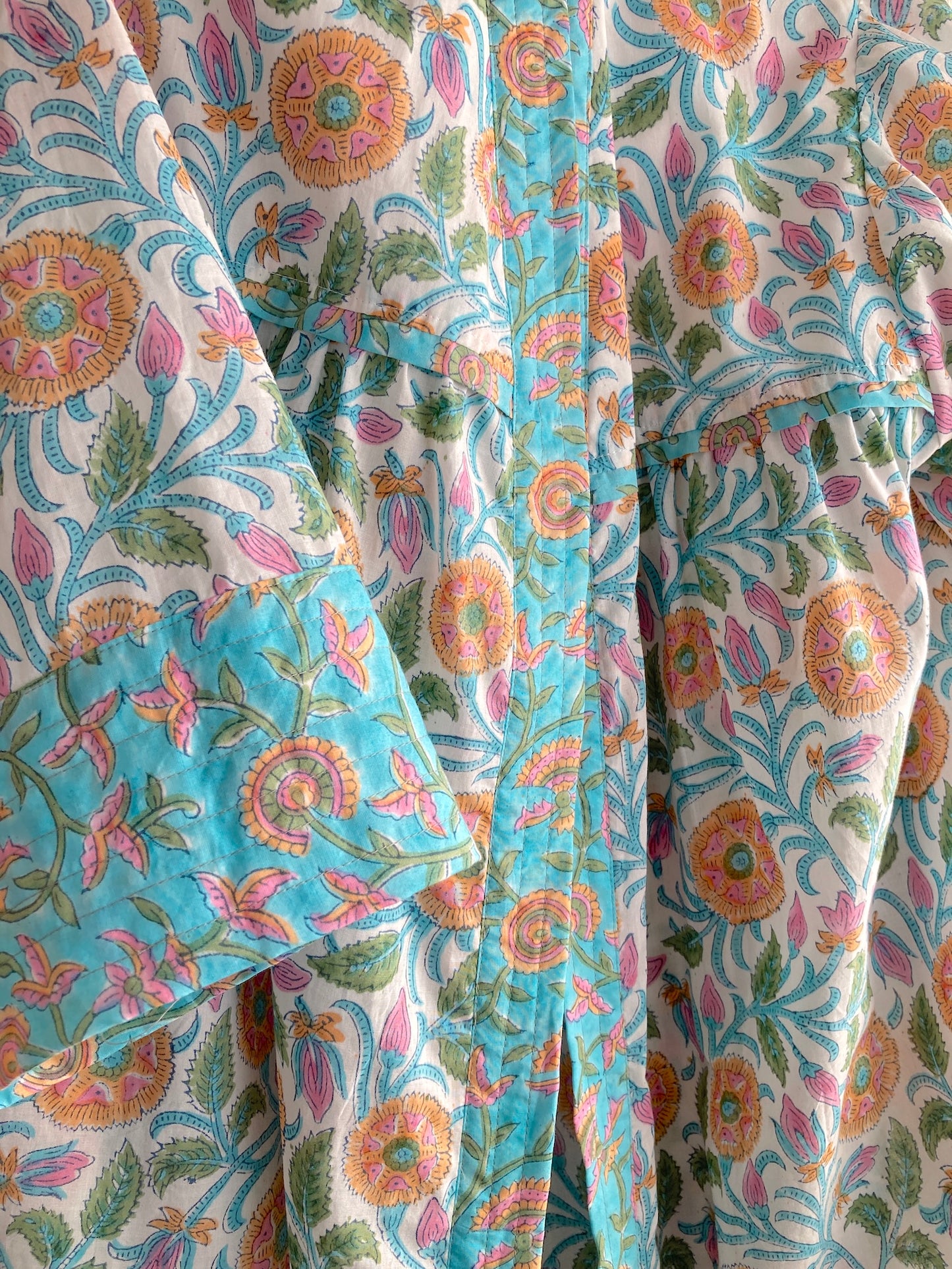 MOJORA VINTAGE kimono long gown, robe  #LUCY