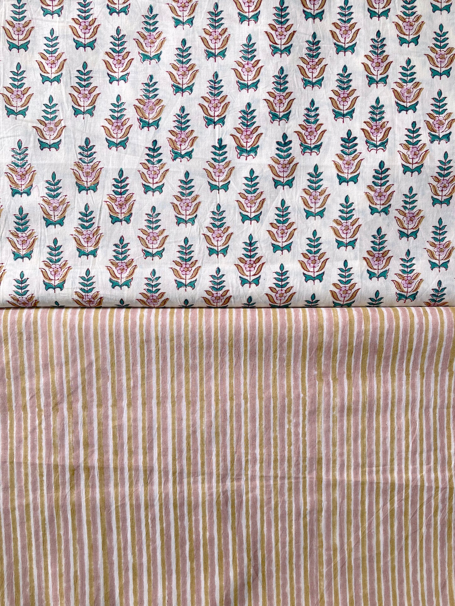 Hand Block printed Cotton Fabric #185-22