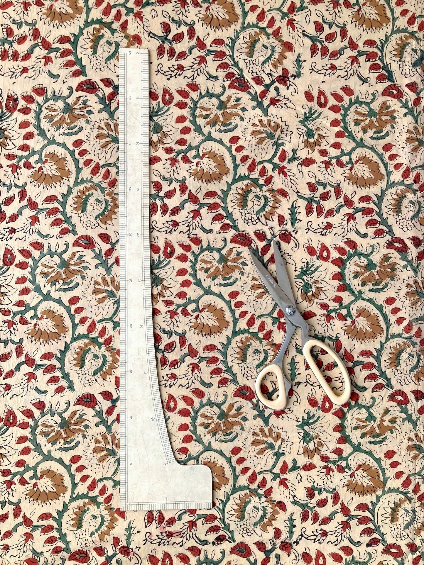 Hand Block Printed Fabric Bagru Fabric #289-9