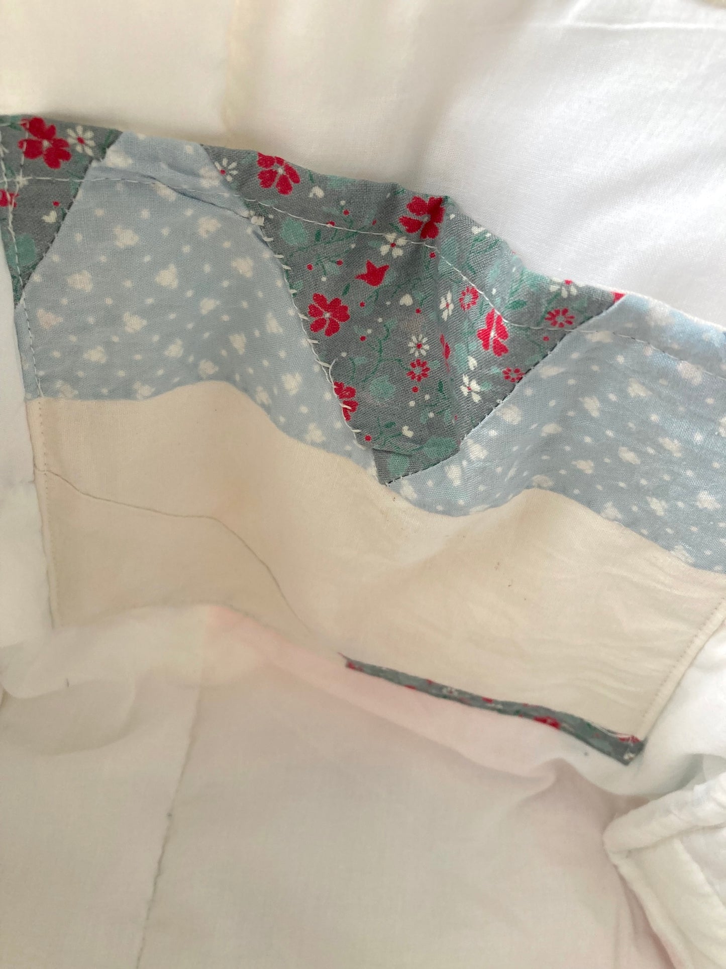 Authentic Vintage Patchwork Quilt Tote Bag