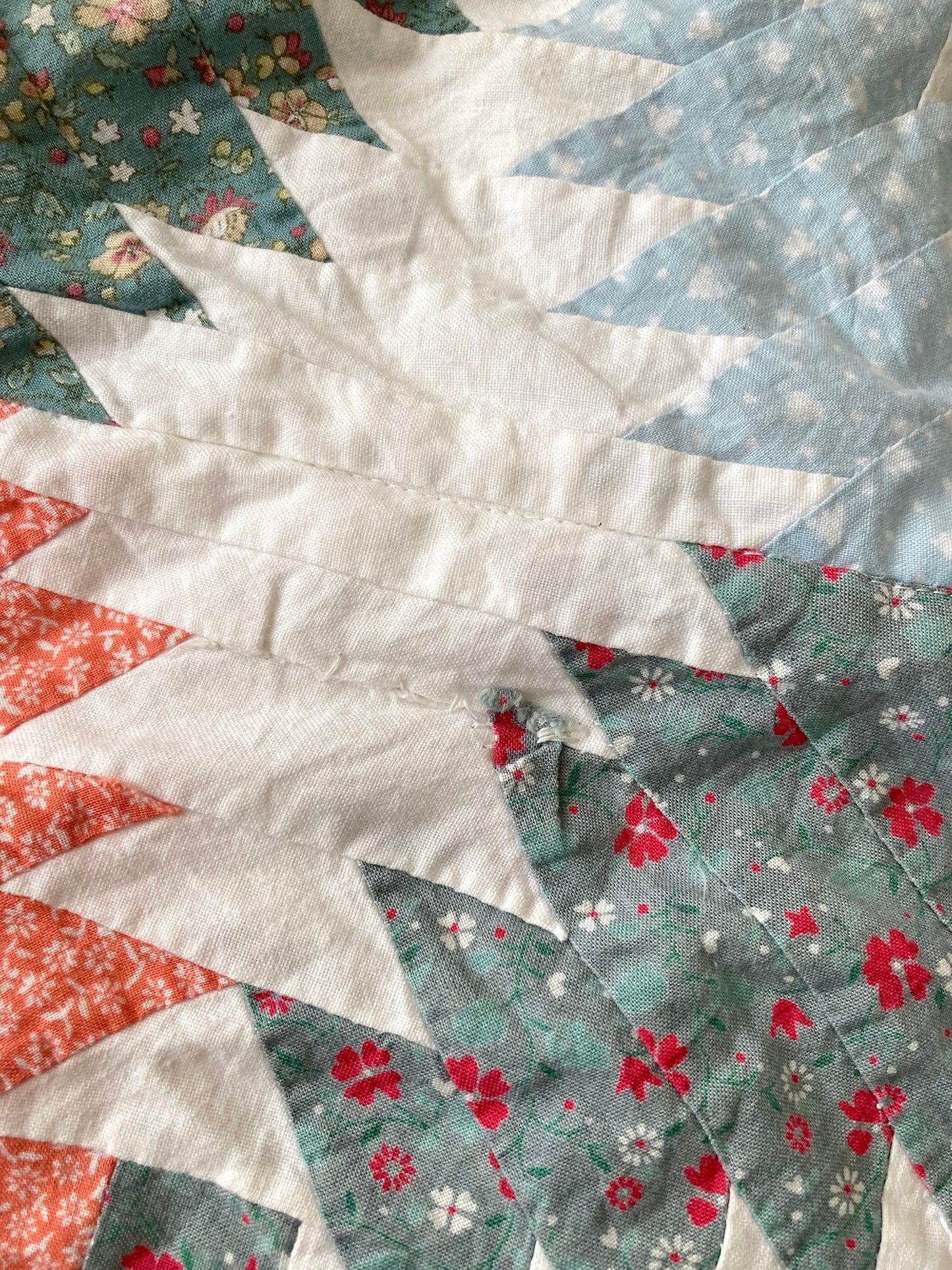 One-of-a-Kind Vintage Quilt Jacket Native American Pattern