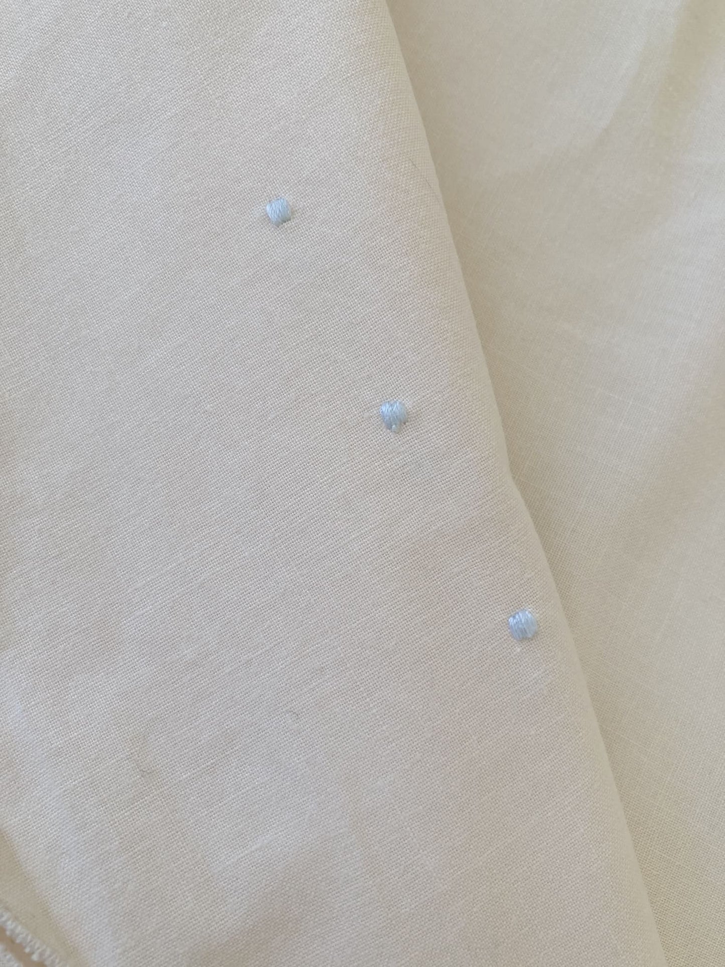 ヴィンテージ コットン x クロシェレース x 刺繍 テーブルクロス