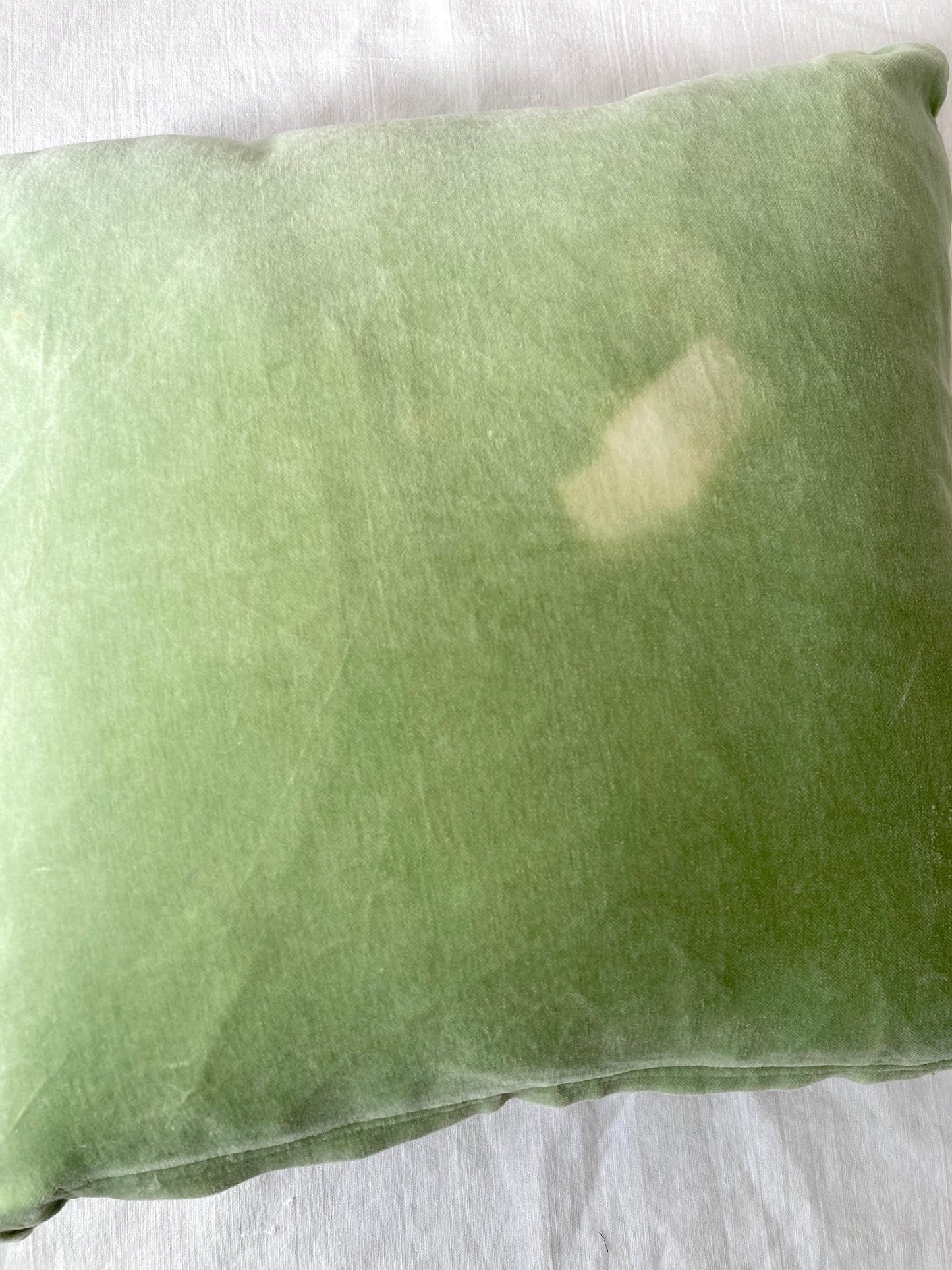 Vintage German Needlepoint Velvet Embroidered Pillow Cover