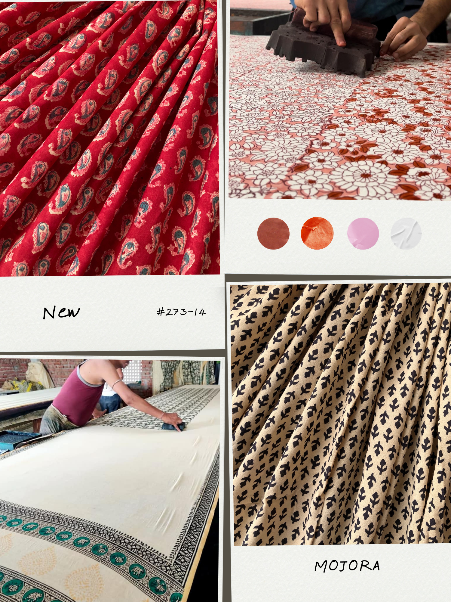 MOJORA Online Store｜ブロックプリント生地通販 - 生地を選べる