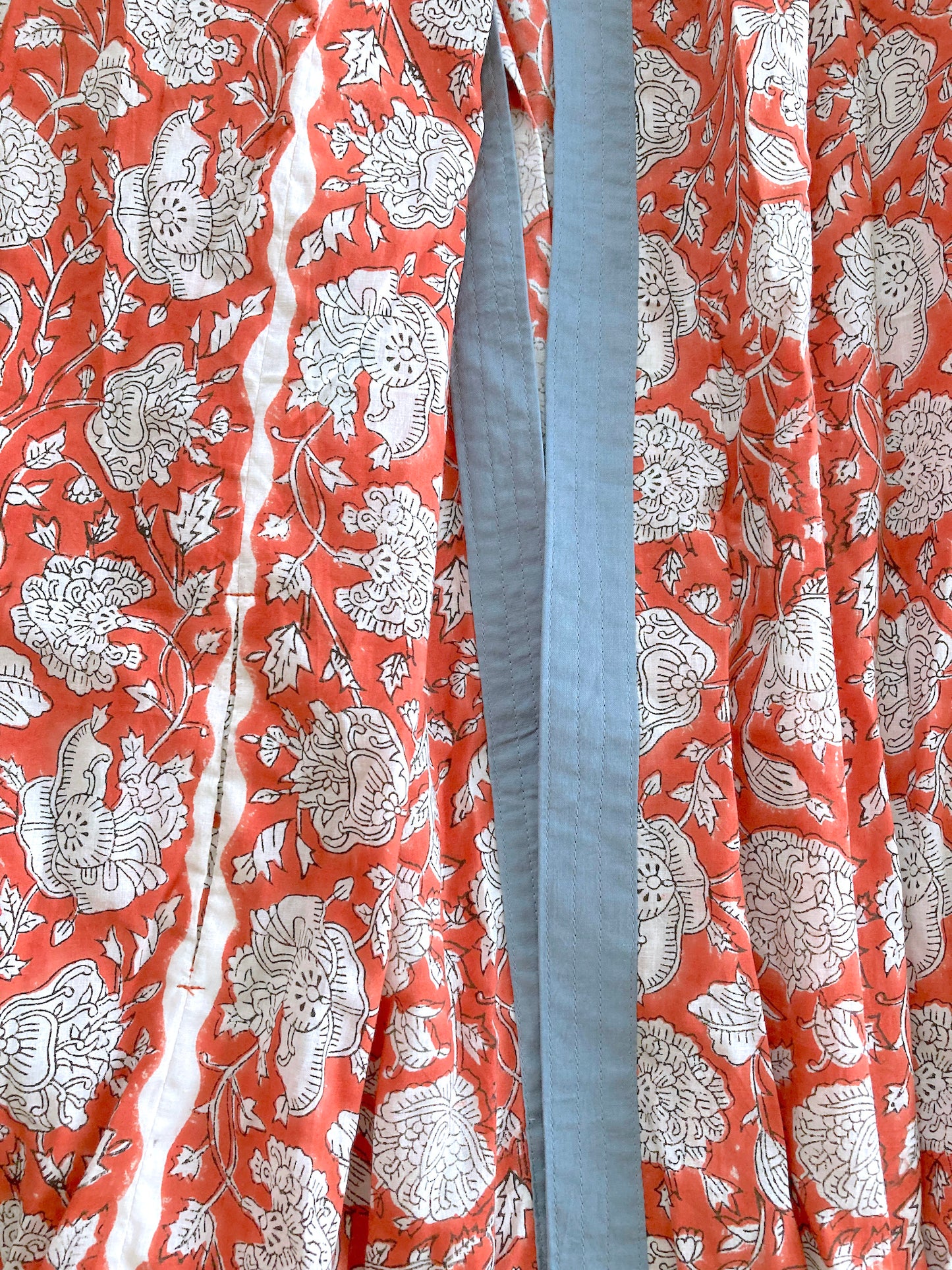 MOJORA VINTAGE orange kimono long gown LUCY